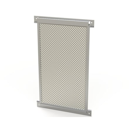 Saginaw Control & Engineering Filter, 14.14 in. H x 8-1/4 in. W x 1/2 in. L, Aluminum SCE-FLT812